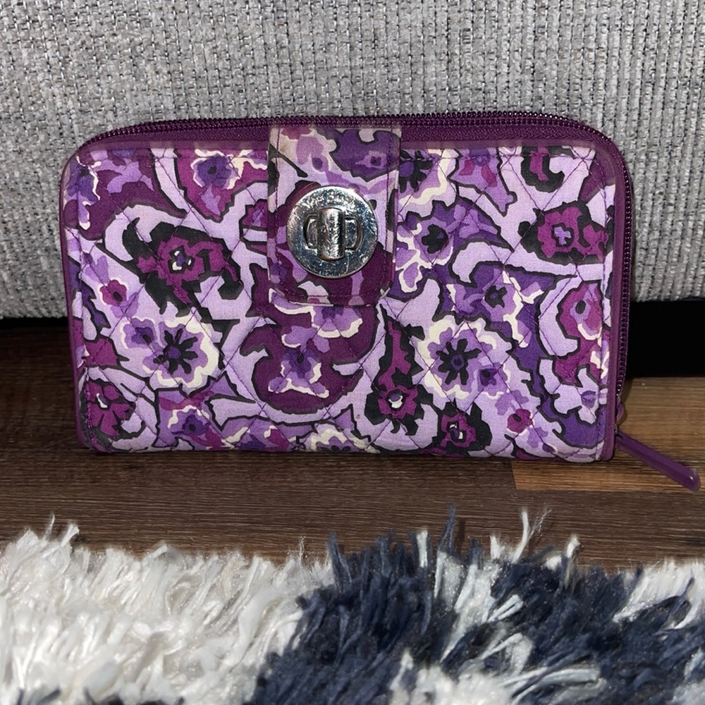 Purple Vera Bradley Wallet